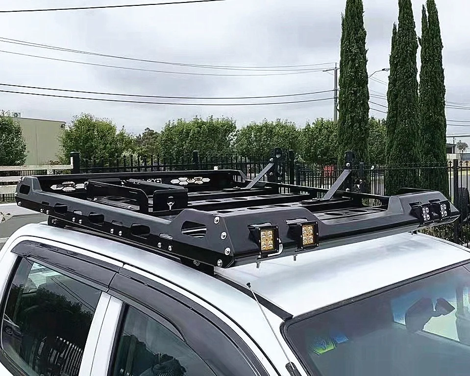 Стальной багажник на крышу OEM 4x4 внедорожник, сборный багажник на крышу для Toyota Tacoma, багажник для грузов