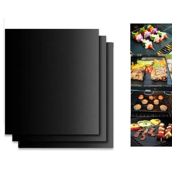 
Best Selling PTFE BBQ Grill Mat Cooking Mat Easy To Clean Non-Stick Reusable Oven Liner 