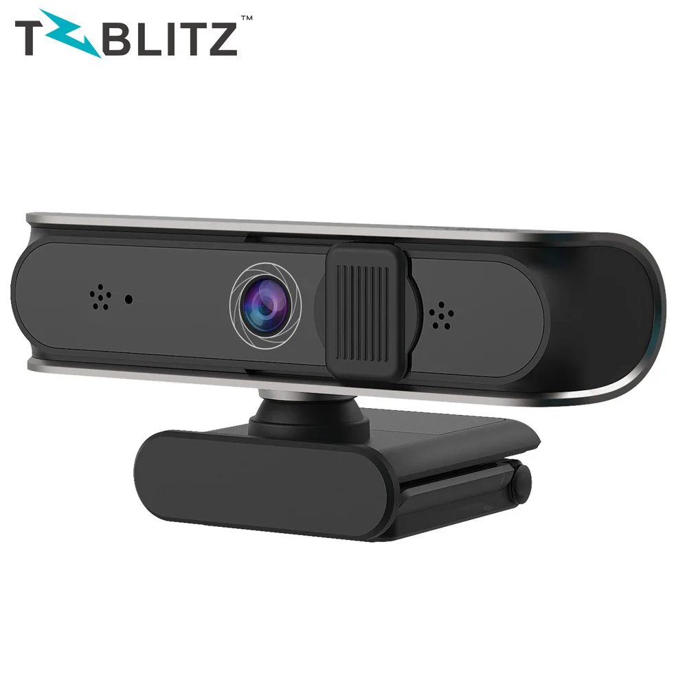 Auto focus Webcam 1080P, HDWeb Camera 1920 x 1080p with Built-in HD Microphone USB Plug Computer Camera