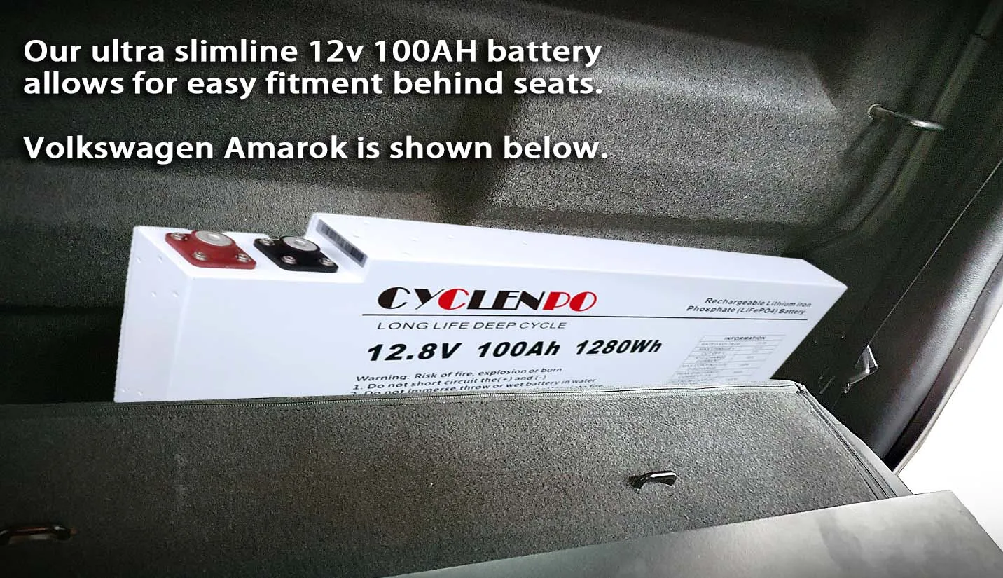 Lithium battery 12v deep cycle 100ah lithium ion battery for off road