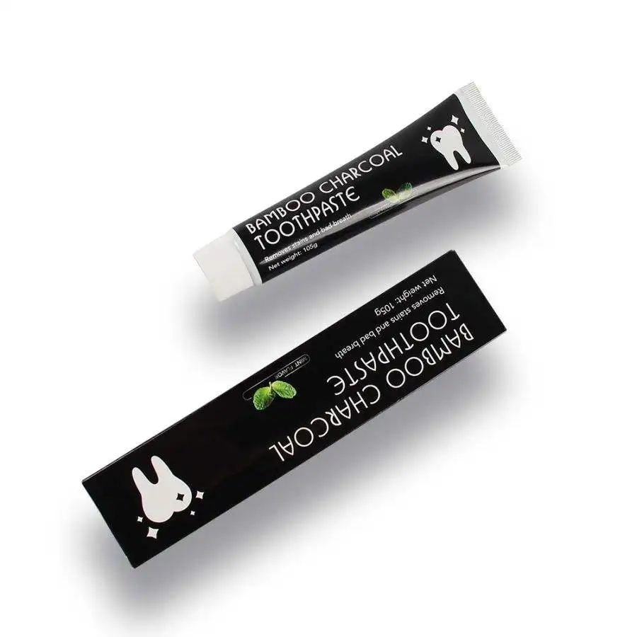 Activated Bamboo Charcoal Whitening Toothpaste with Natural Mint Freshness and Detoxifying Properties