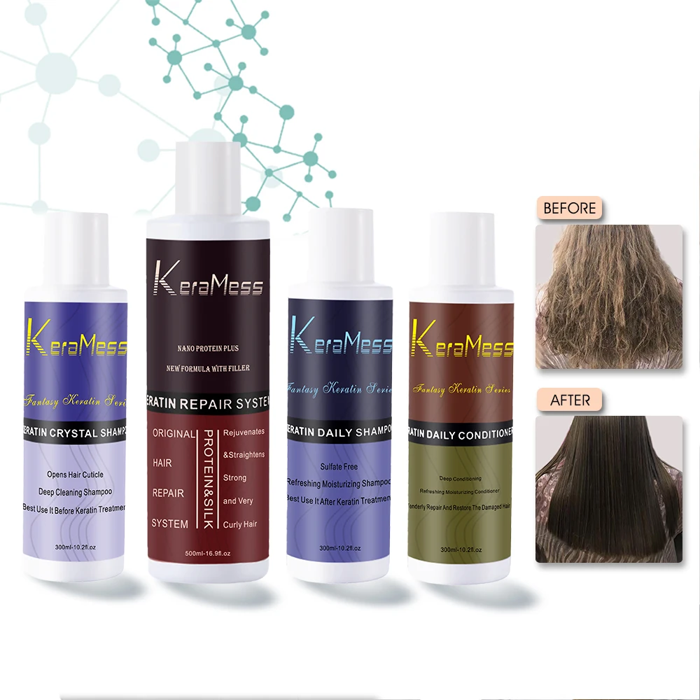 Keratin Deep Cleansing Clarifying Shampoo Open Hair Pores Before Keratin Hair Treatment SLS Free Shampoo