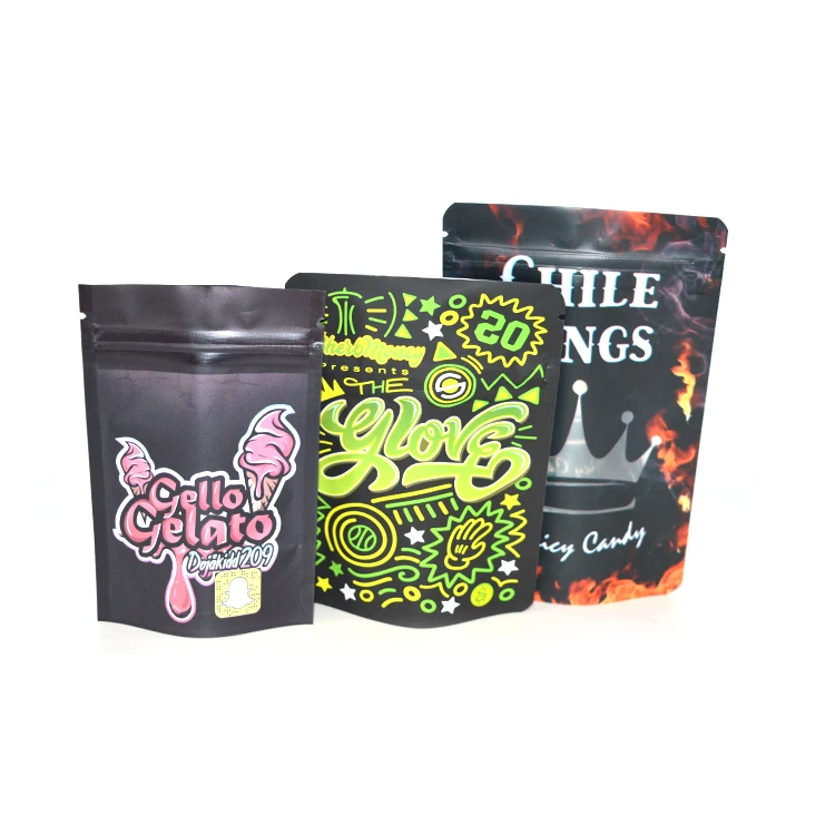 1oz 28g / 7 gram 3.5 g Smell proof ziplock bolsas packaging 3.5 resealable 1 gram 4g custom printed candy 3.5g mylar bags