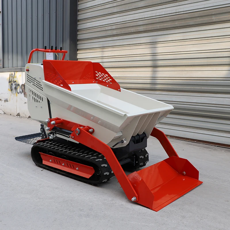 Small Crawler Dump 500KG 1000KG  Mini Dumper Garden Track Dumper Self-Loader