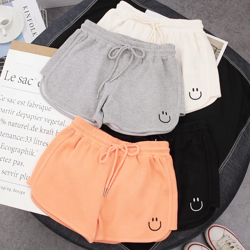 Women Summer Sport Biker Shorts Pants Casual Hot Daily Elastic Waist Basic Easy Short Female Holiday Beach Short Feminino Mujer