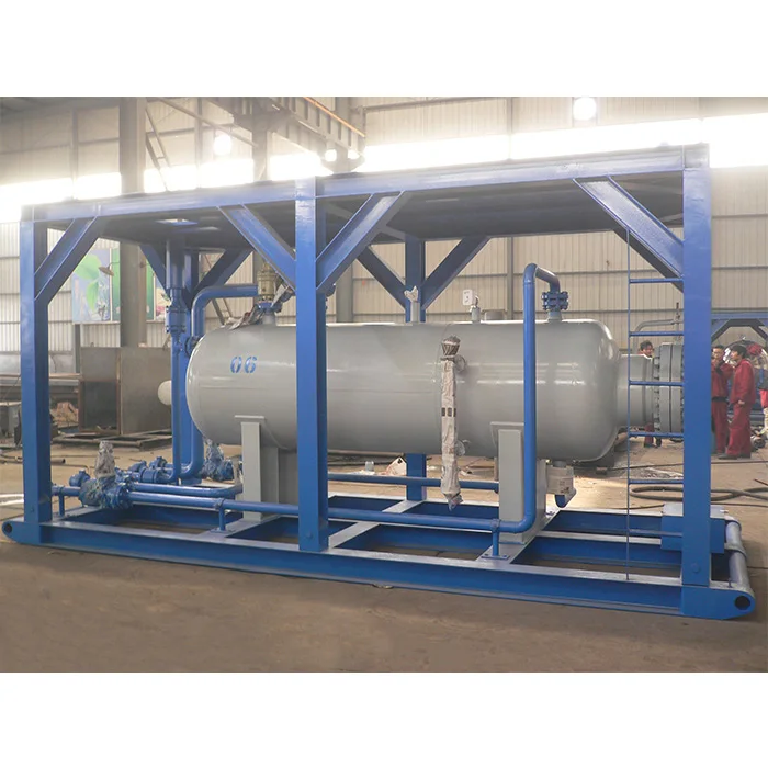 well test separator skid-mounted oil gas water three phase separator equipment