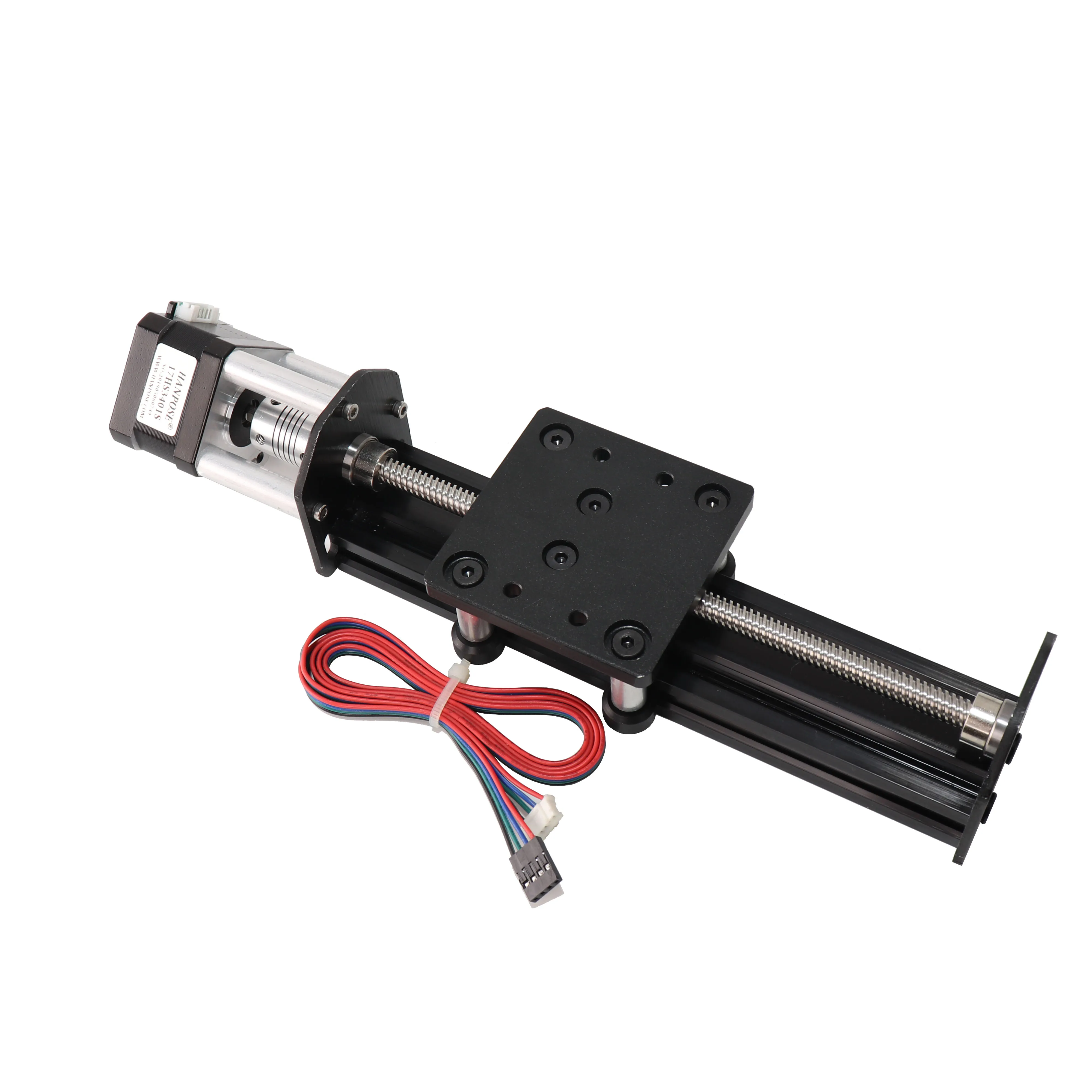 
nema17 stepper motor Effective travel 300mm precision linear slide manipulator HPV4 linear screw guide slide module 
