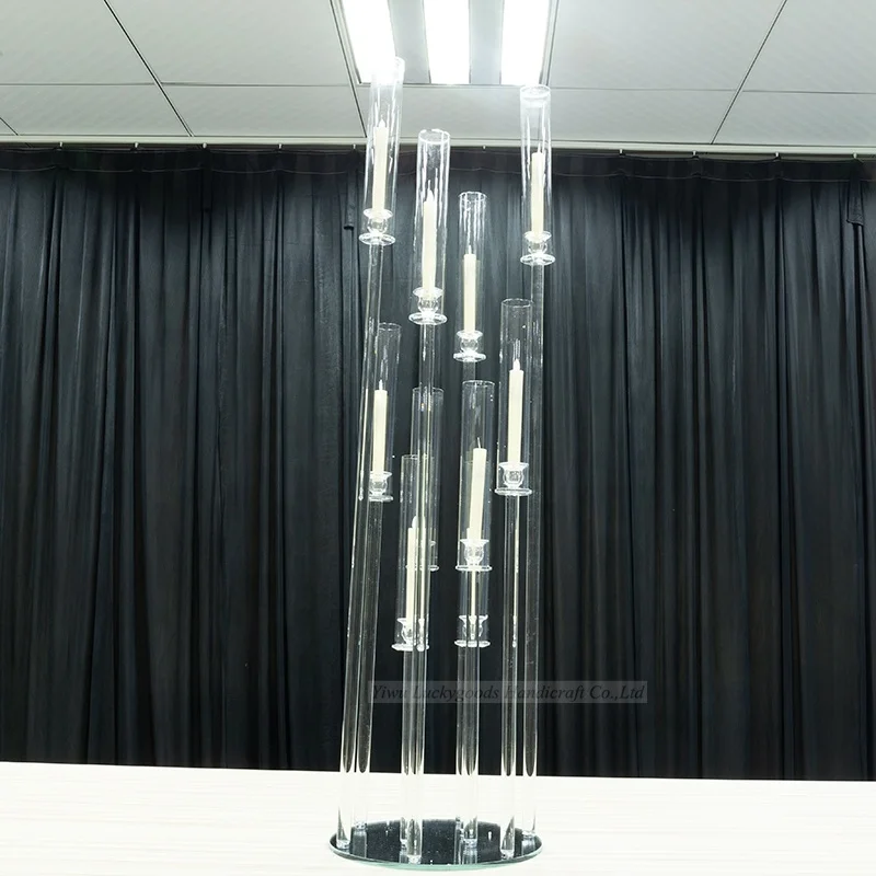 LK20191125-8 high quality clear acrylic flower stand table centerpieces  for wedding decoration