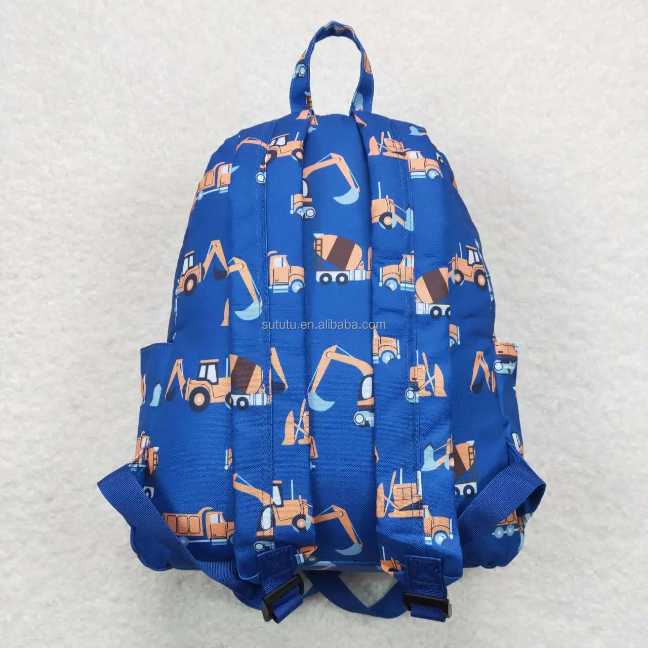 Best-selling style High quality excavator blue backpack  cheap china wholesale kids clothing clothes for kids rts