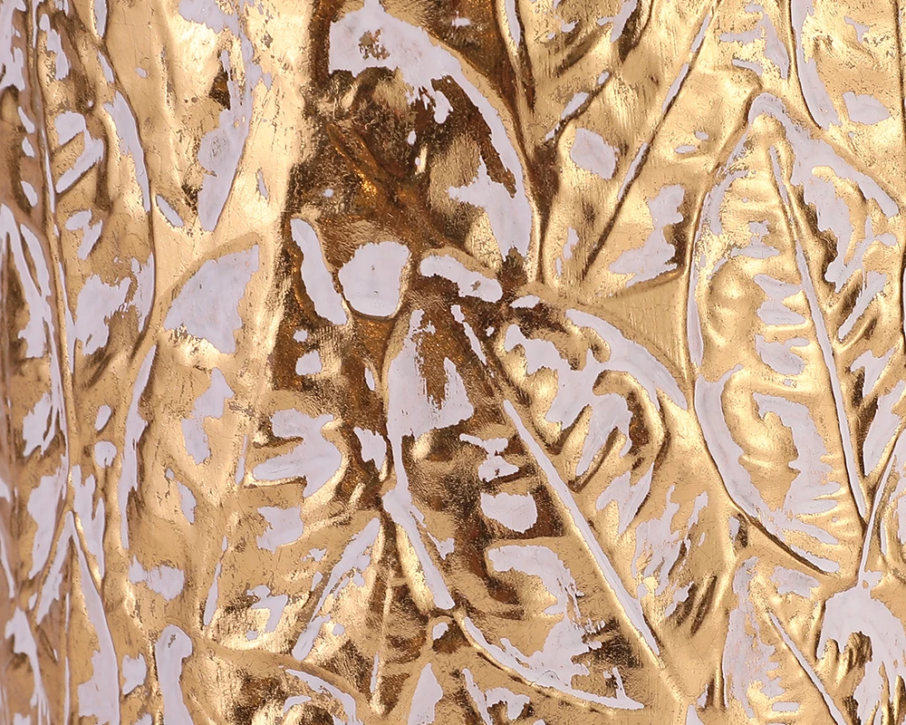 Family decoration of gold flower high vase