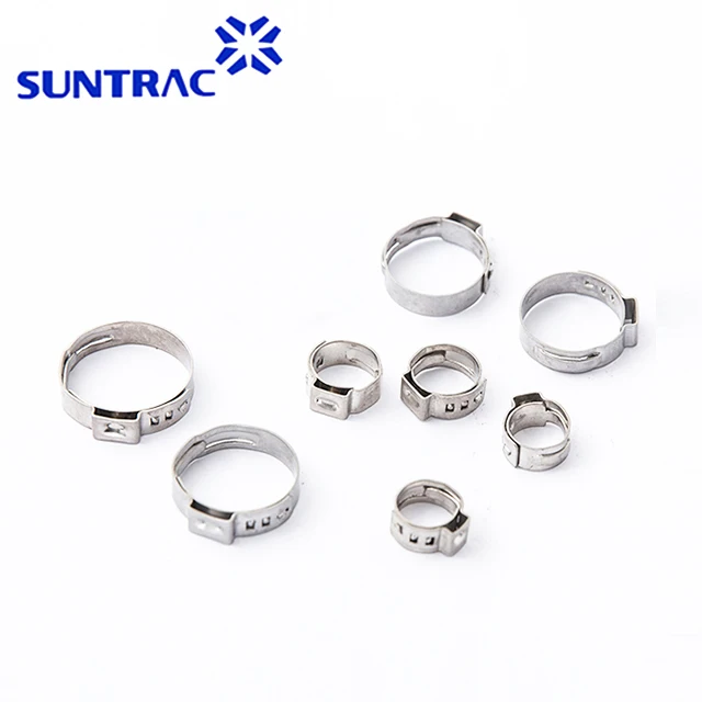 Stainless steel hose clamp with single ear taiwan hose clamp abrazadera