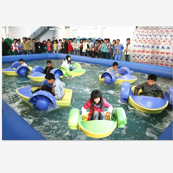 Great fun amusement water plastic kids boats for pool for sale