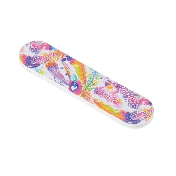 Different Type Custom Printing Disposable 100/150 100/180 Grit Emery Board Nail File Manicure