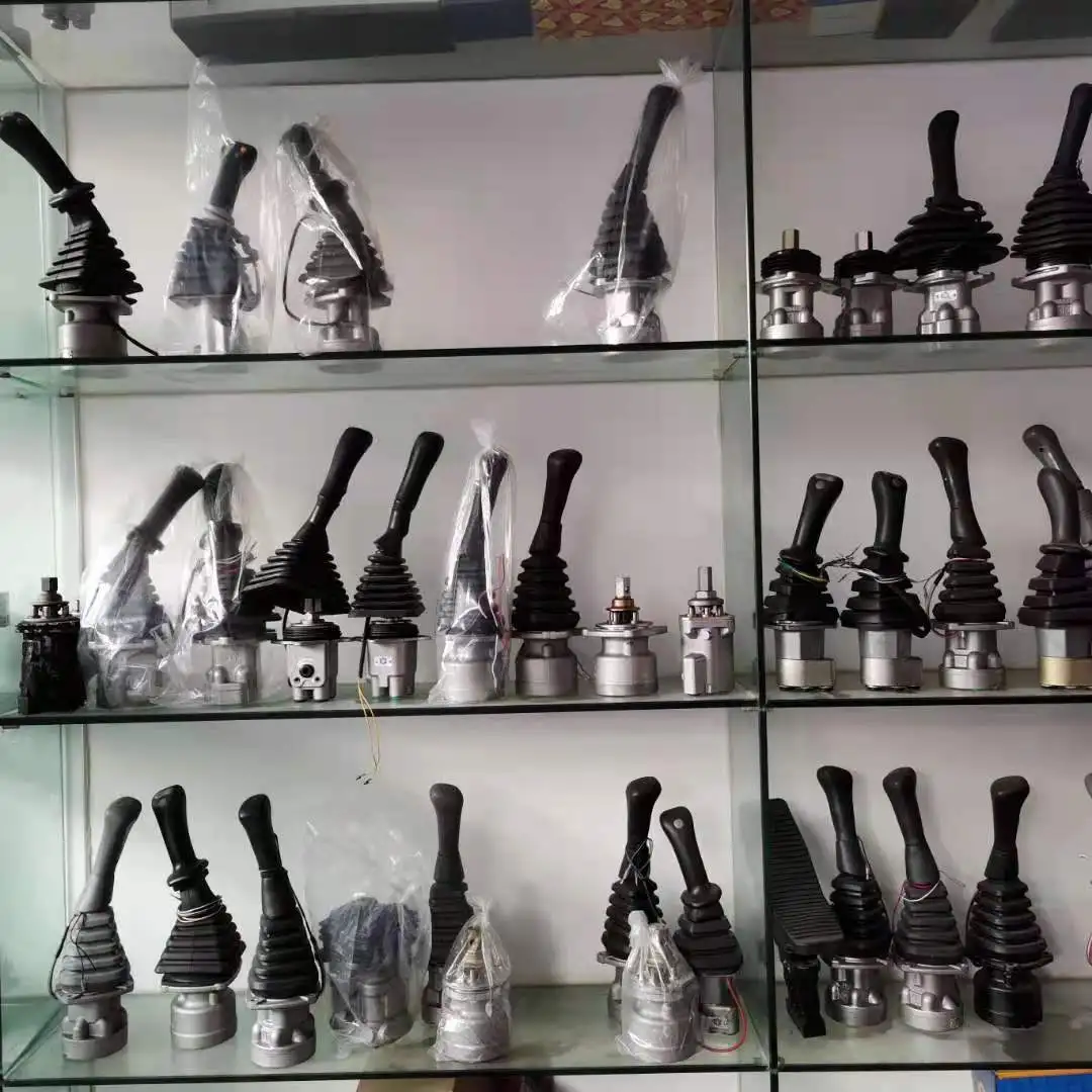 Machinery spare parts Universal joystick assembly with handle control joystick for excavator