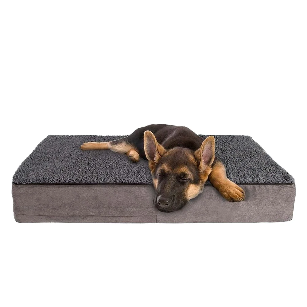 indestructible dog bed orthopedic memory foam Chew Resistant Mesh Waterproof Large Orthopedic Memory Foam Dog Bed