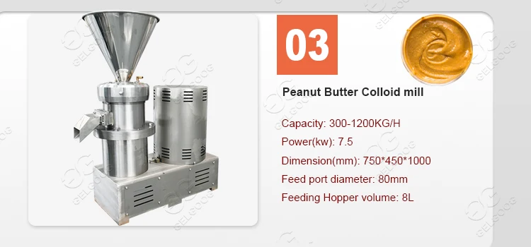 South Africa Small Scale Almond Roaster Production Line Cashew Nut Butter Making Machine Manufacturing Peanut Butter Plant