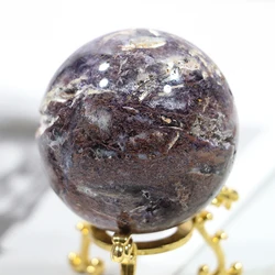 Natural Sun Moon symbiosis Healing Crystal Gemstone Ball Price Sphere Sculpture Figurine