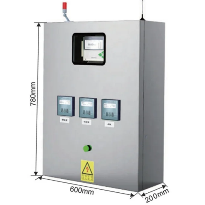 Water Treatment Multi Parameter Stainless Steel Outdoor Cabinet Water Quality Online pH Meter ORP MLSS DO TDS FCL Analyzer