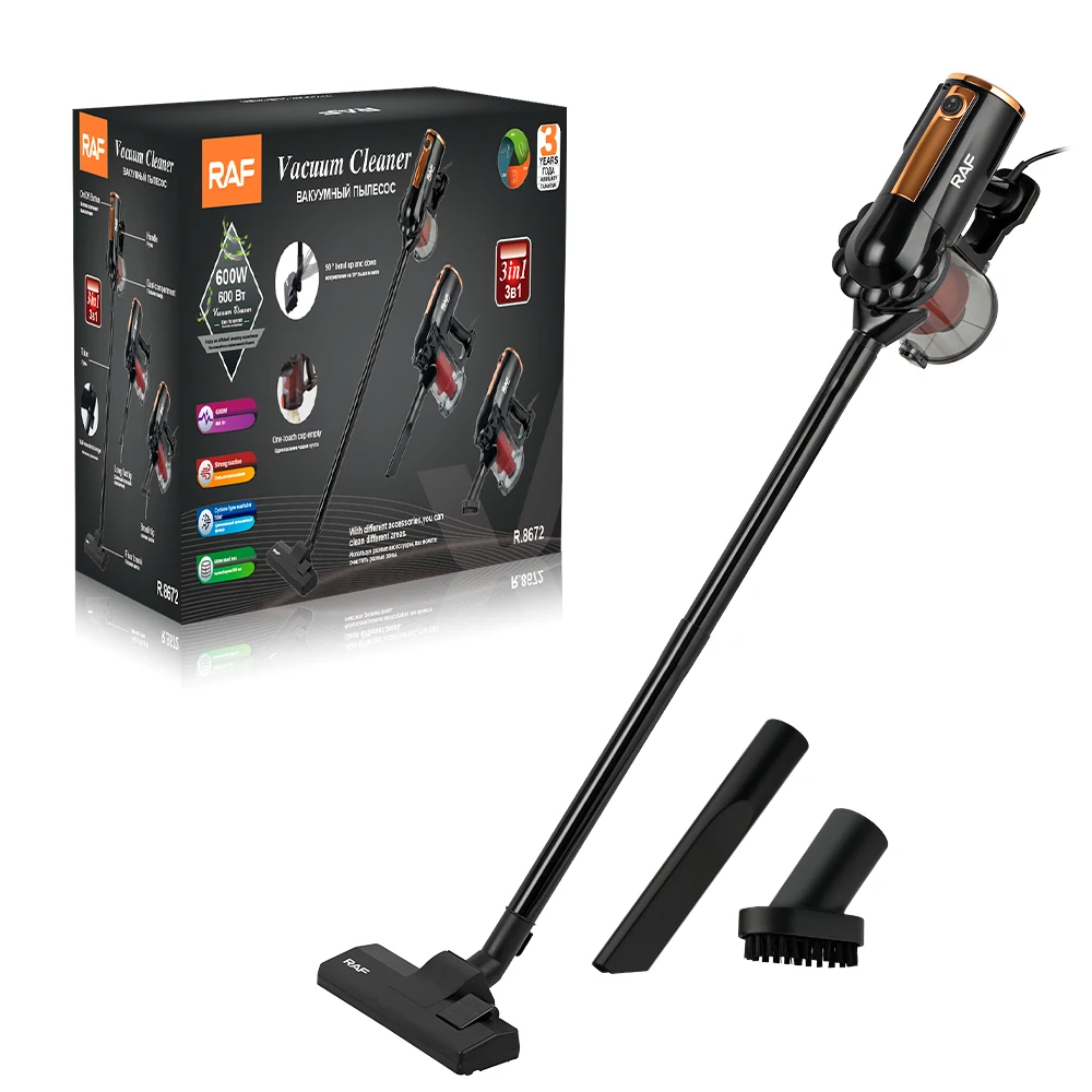 RAF Cyclone Type 3 in 1 Vacuum Cleaner 500ml Strong Power Floor Care Handheld Portable Vacuum Cleaner with Washable Filter