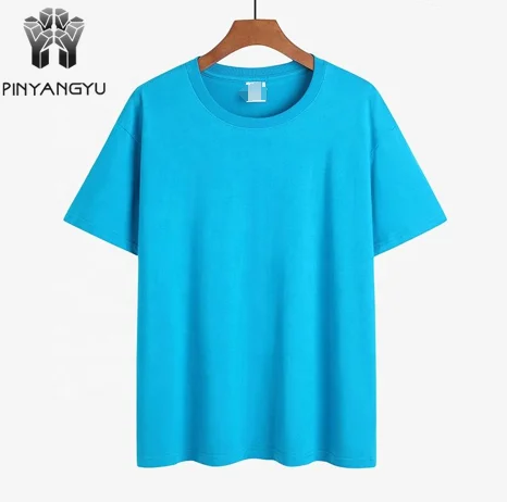 Factory custom design high quality Wholesale Custom 100% Cotton Printing Men Printed Plain White And Black T Shirt