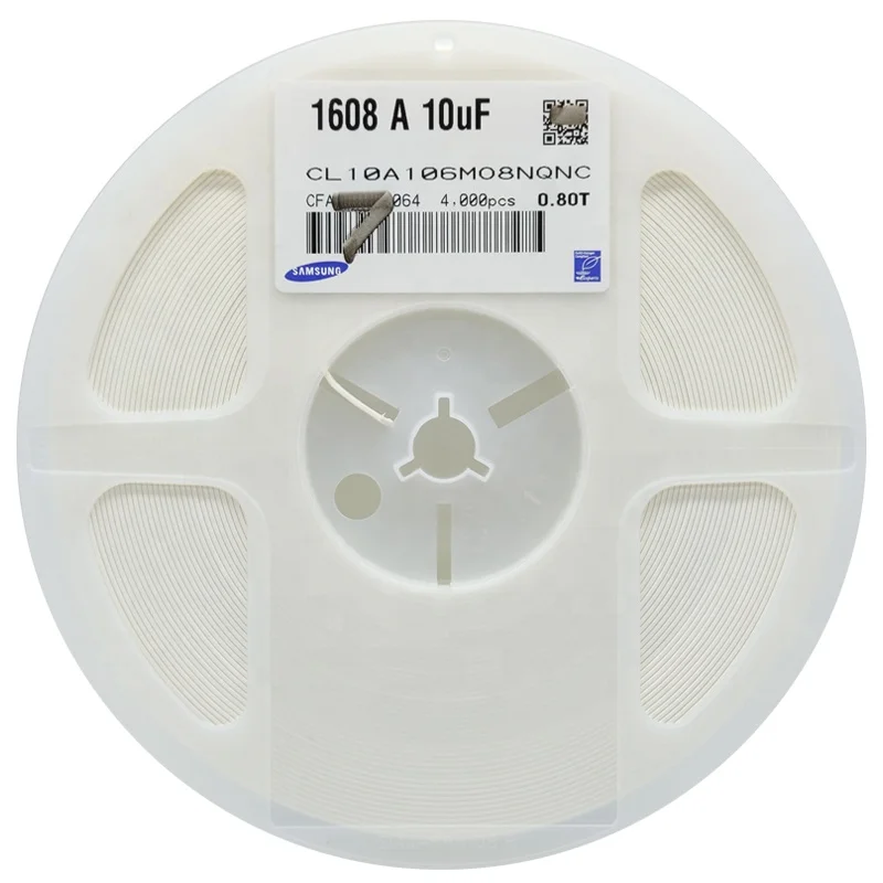 
Original ceramic capacitor CL10A106MO8NQNC 0603 106PM 10UF 16V 20% X5R ceramic capacitor 