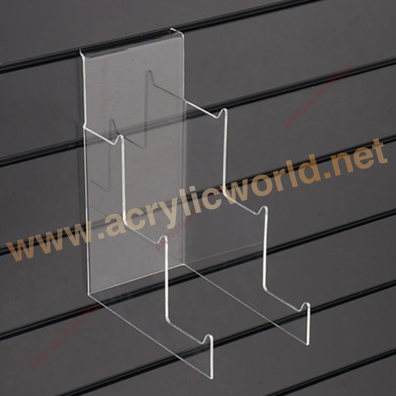 Factory New High Grade Acrylic Plastic Slatwall Shelf