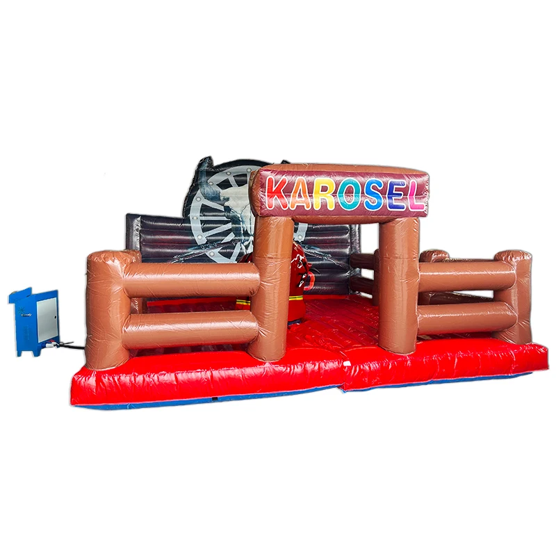 Indoor/Outdoor Electric Kids Mechanical Bull Ride Fiberglass and Steel Playground for Shopping Malls Available for Sale