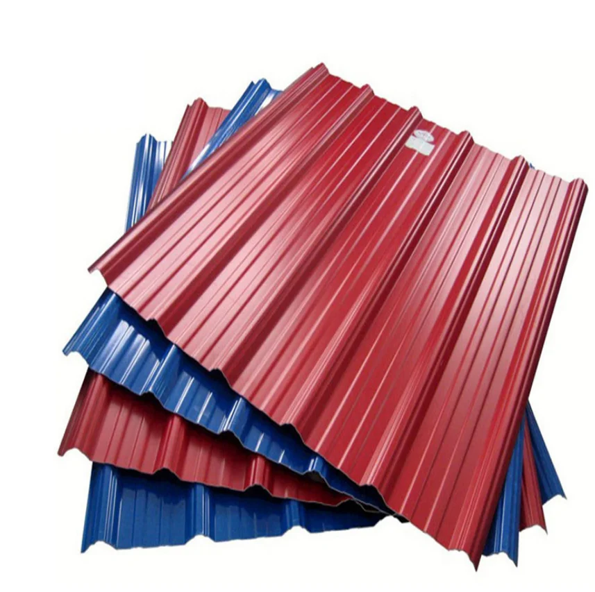 China Factory Building Material Corrugated Metal Roofing Sheet Galvanized Zinc Corrugated Roof Sheets Warehouse PPGI GI