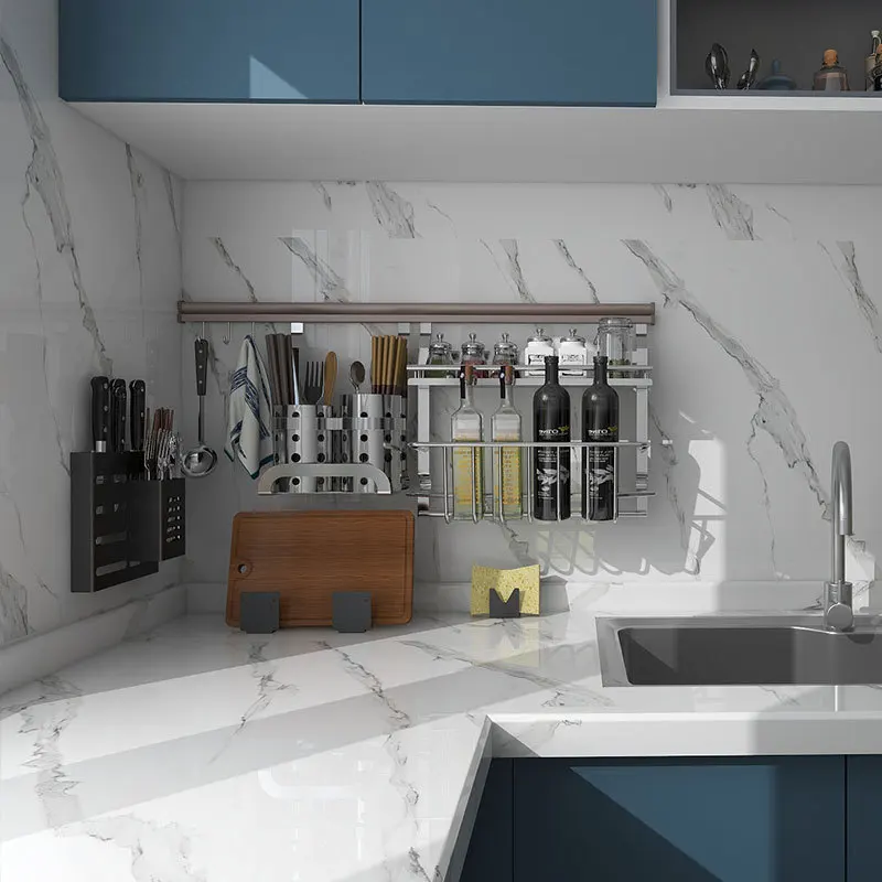White Marble PVC Peel and Stick Wallpaper Sticker for Wall Upholstery Decor
