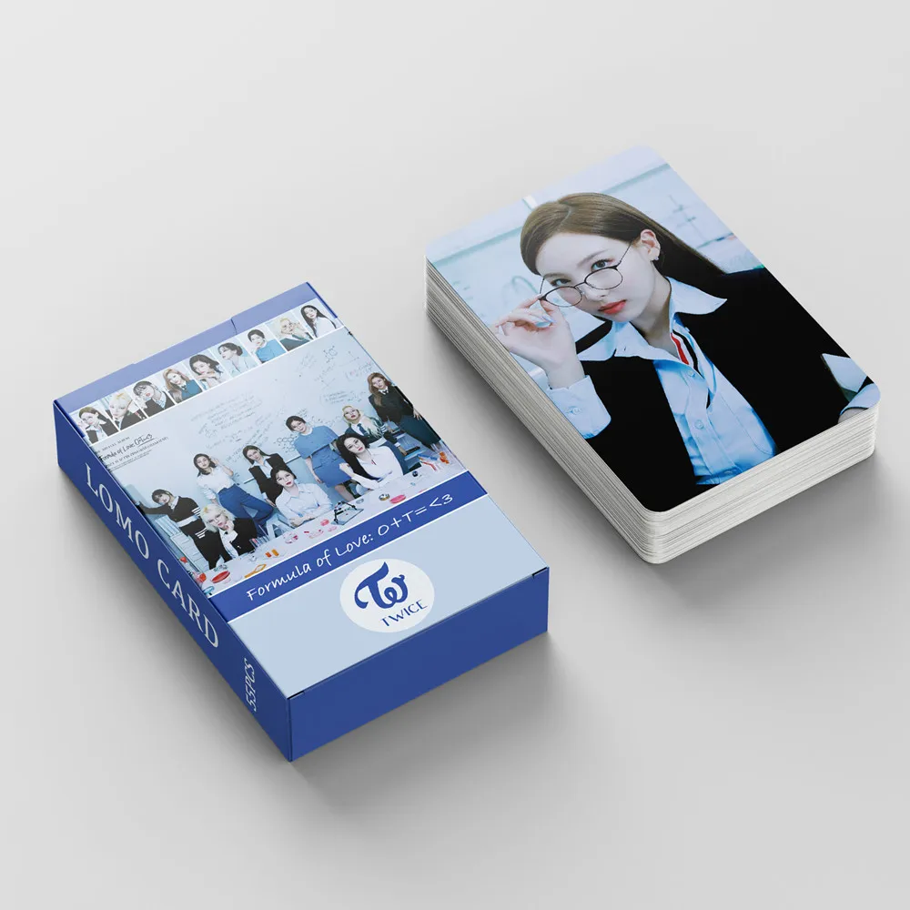 55 шт./компл. Kpop двойная ЛОМО карточка Формула любви новый альбом открытки для девочек Фотокарточка фотопечать высокое качество фотокарточки