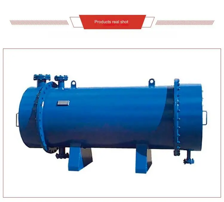 Industrial Stainless Steel Shell And Tube Condenser Water Cooled Heat Exchanger