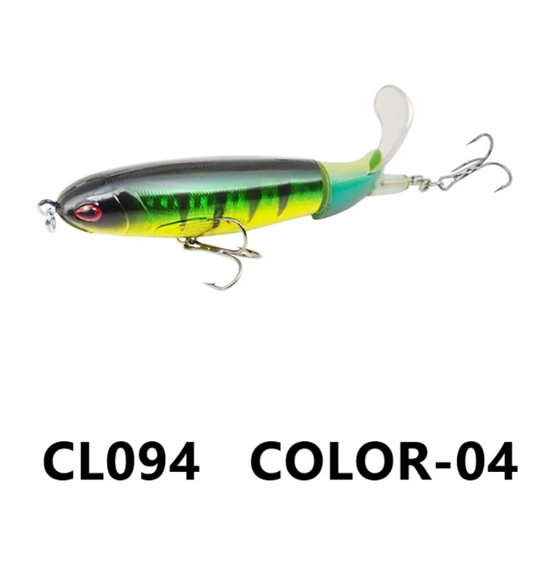13g 35g Topwater Fishing Lure Whopper Plopper Bait Rotating Tail Pencil Popper Hard Pike Bait Fishing Plopper Hook