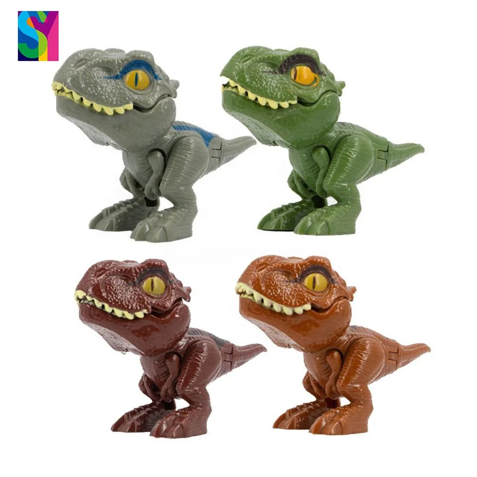 SY Funny Animal Tyrannosaurus Toy Plastic Hand Bite Finger Dinosaurs Toys
