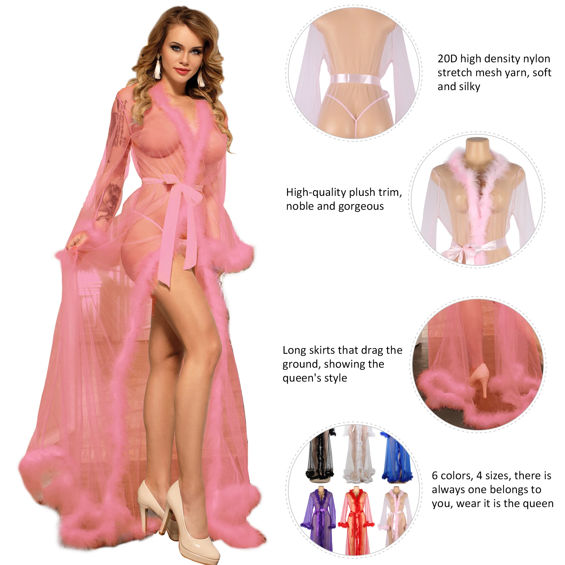  Новейший дизайн прозрачное ночное платье женское сексуальное длинное