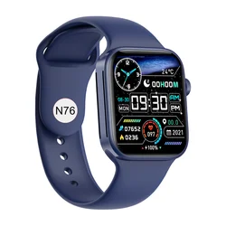 1 75 дюймовые 385*385 Смарт-часы Plaza N76 пульсометр HS6621 чип Akilli Saat Online Серия 7