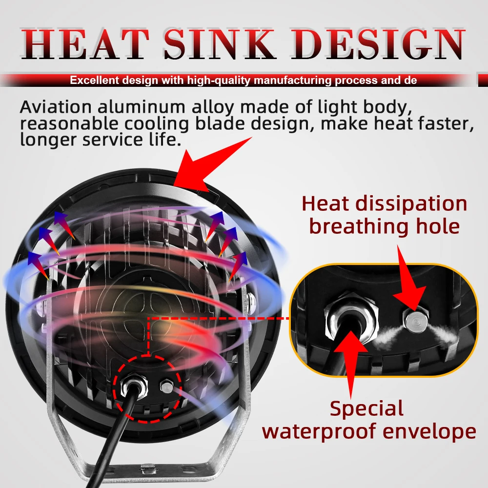Оптовая продажа с завода, лазерная фара дальнего и ближнего света, новая фара дальнего и дальнего света для грузовика, автомобиля, дальнего и дальнего света, 7 дюймов, светодиодные фары дальнего света