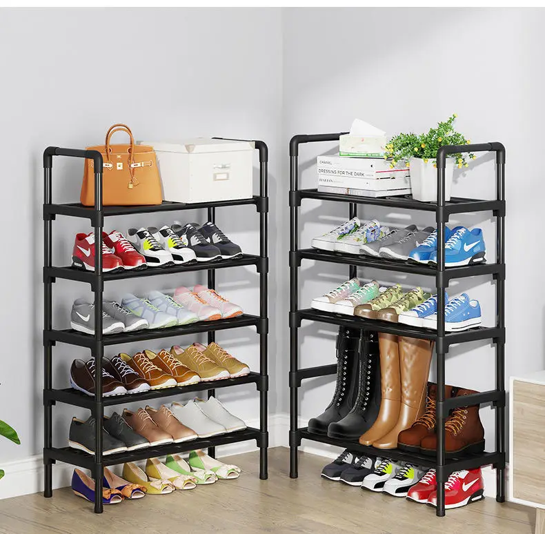 8 Tier Simple Design Free Standing Shoe Shelf Rack Storage Stand Shoe Rack