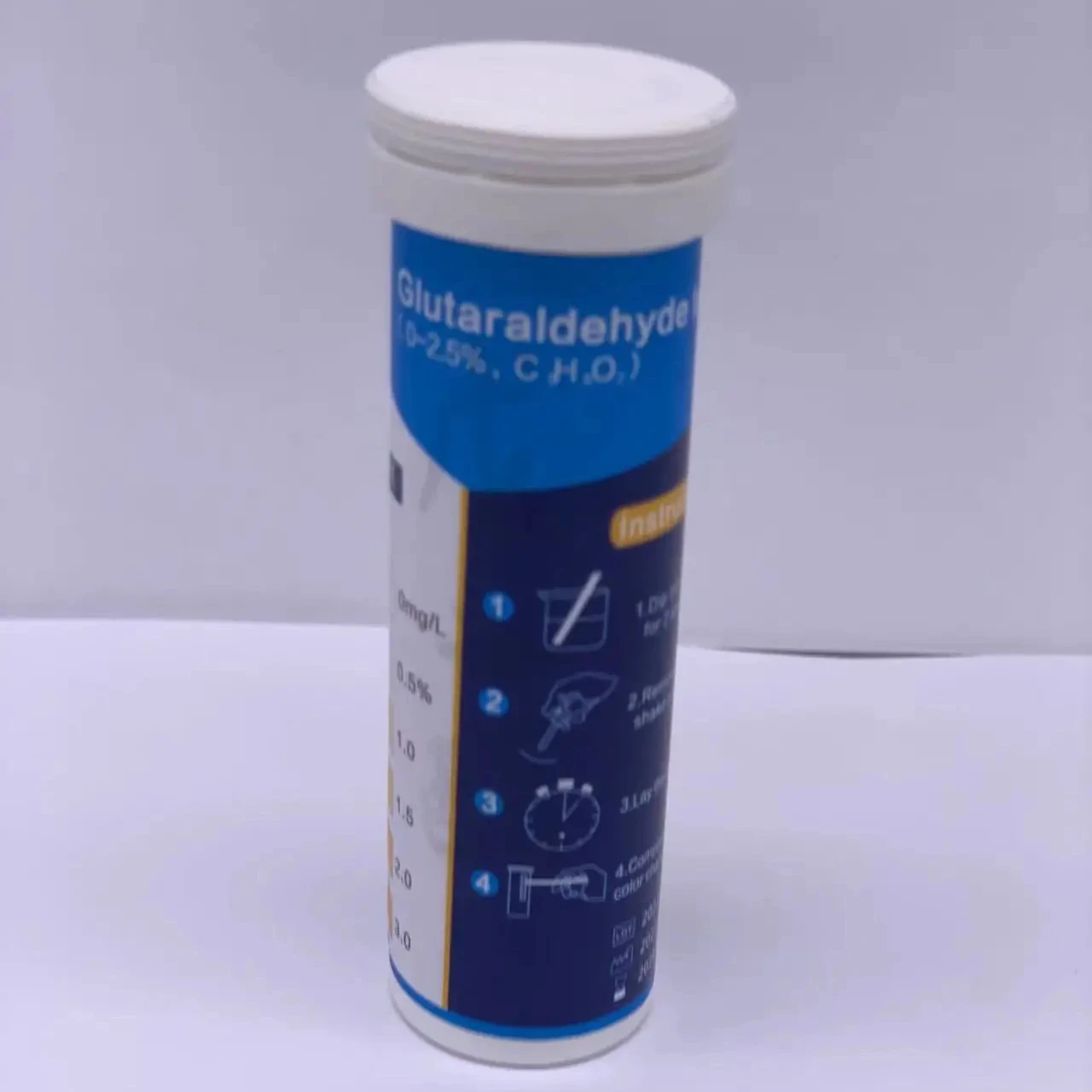 Glutaraldehyde Test Strips for testing quickly