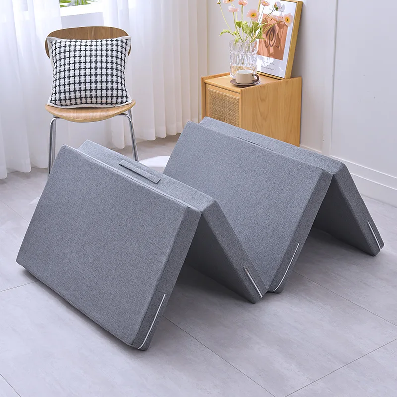 Customized logo Memory Foam Portable 3 in 1 Trifold Foldable Mattress for Floor and Traveling
