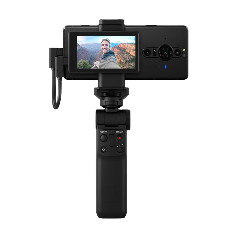 SO-NY Xperia Pro-я смарт-5 г микро-одиночный мобильный Vlog съемки комплект GP-VPT2BT ручка + XQZ-IV01 дисплей