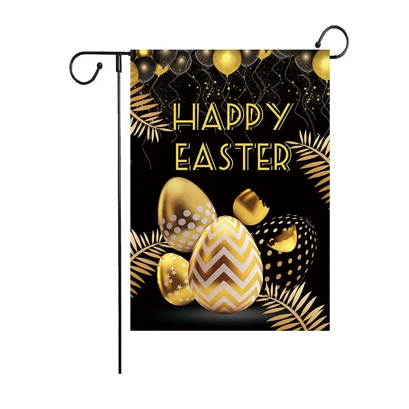 Factory Price Yard Sign Banner Custom Double Side Polyester Spring Theme Garden Flags For Outside Decor