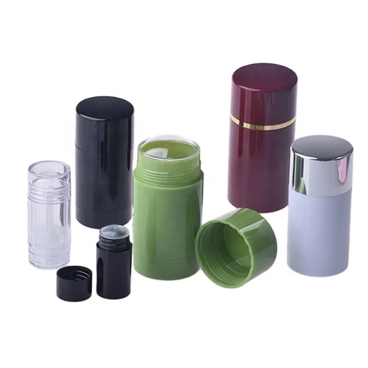 White 15g 30g 50g 75g empty deodorant container stick plastic packaging eco friendly