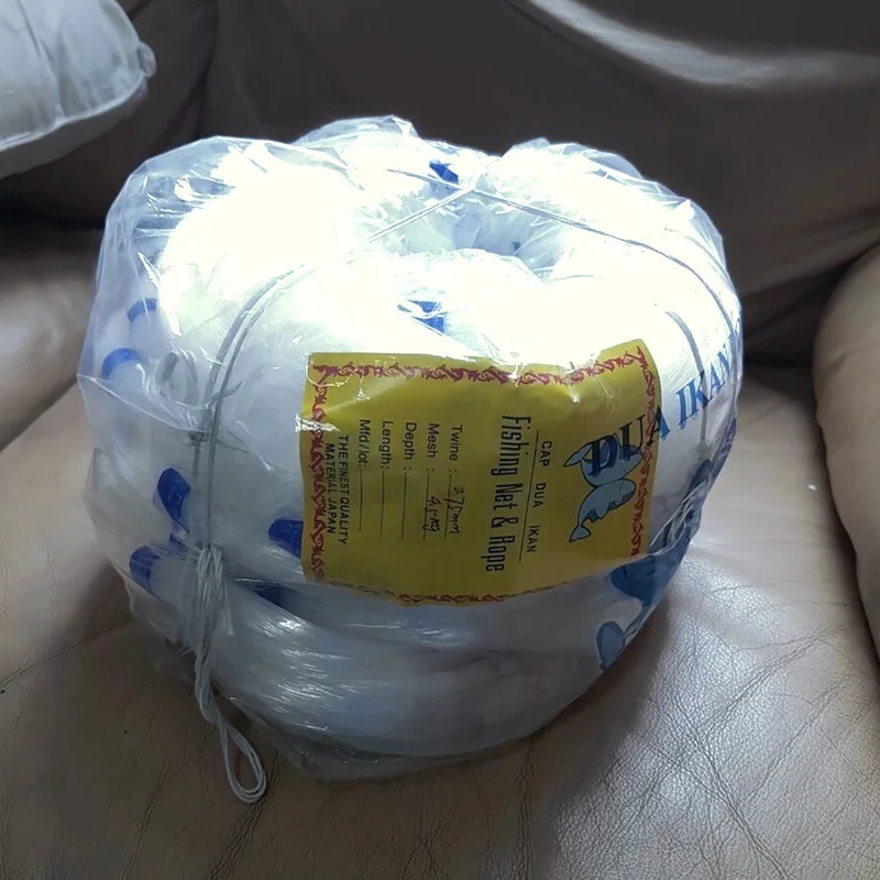 Cap Dua Ikan Wholesales Nylon Mono Line Kode 5 to Kode 200, 4.5Kgs/Pack Near Transparent, Fishing Line, Mono Line