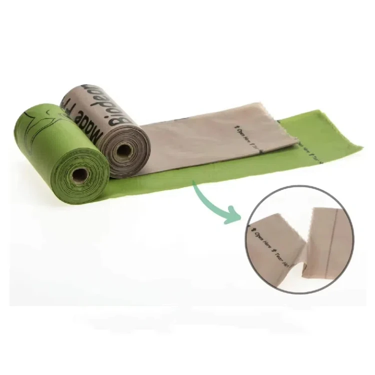 Factory supplied disposable anti leakage cleaning products for pet dogs, biodegradable and odorless dog poop bags