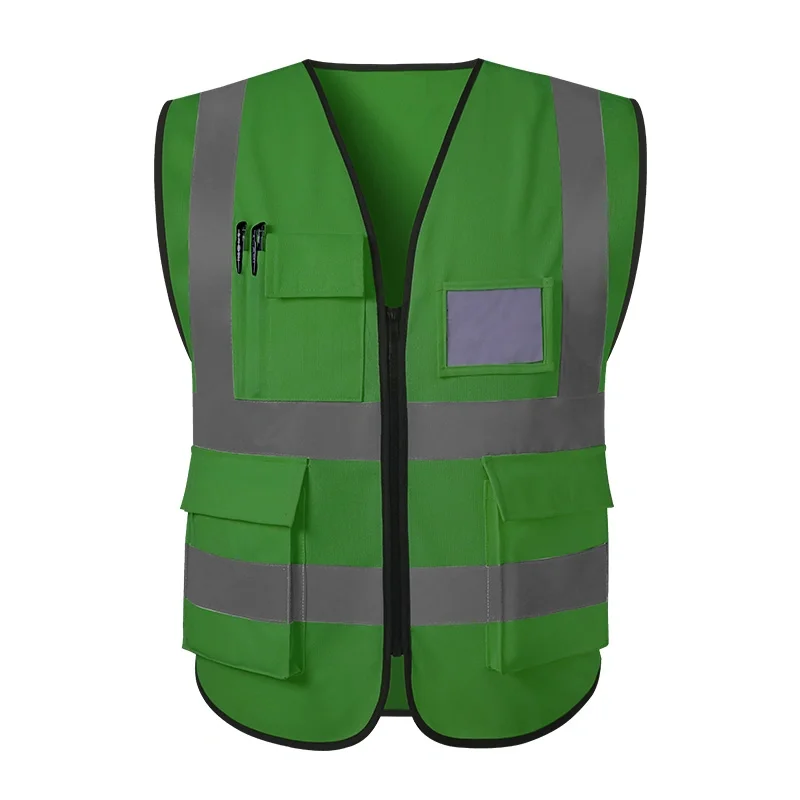 Traffic Work Security Hi Vis Reflective Clothing Safety Vest Polyester Fabric safety Reflective Vest
