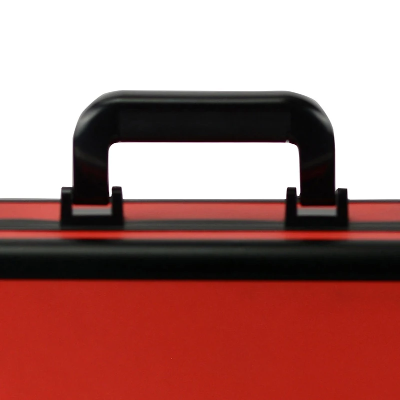 51' Aluminum Case In Red Aluminum Storage Case With Foam Padding Aluminum Fishing Rod Case