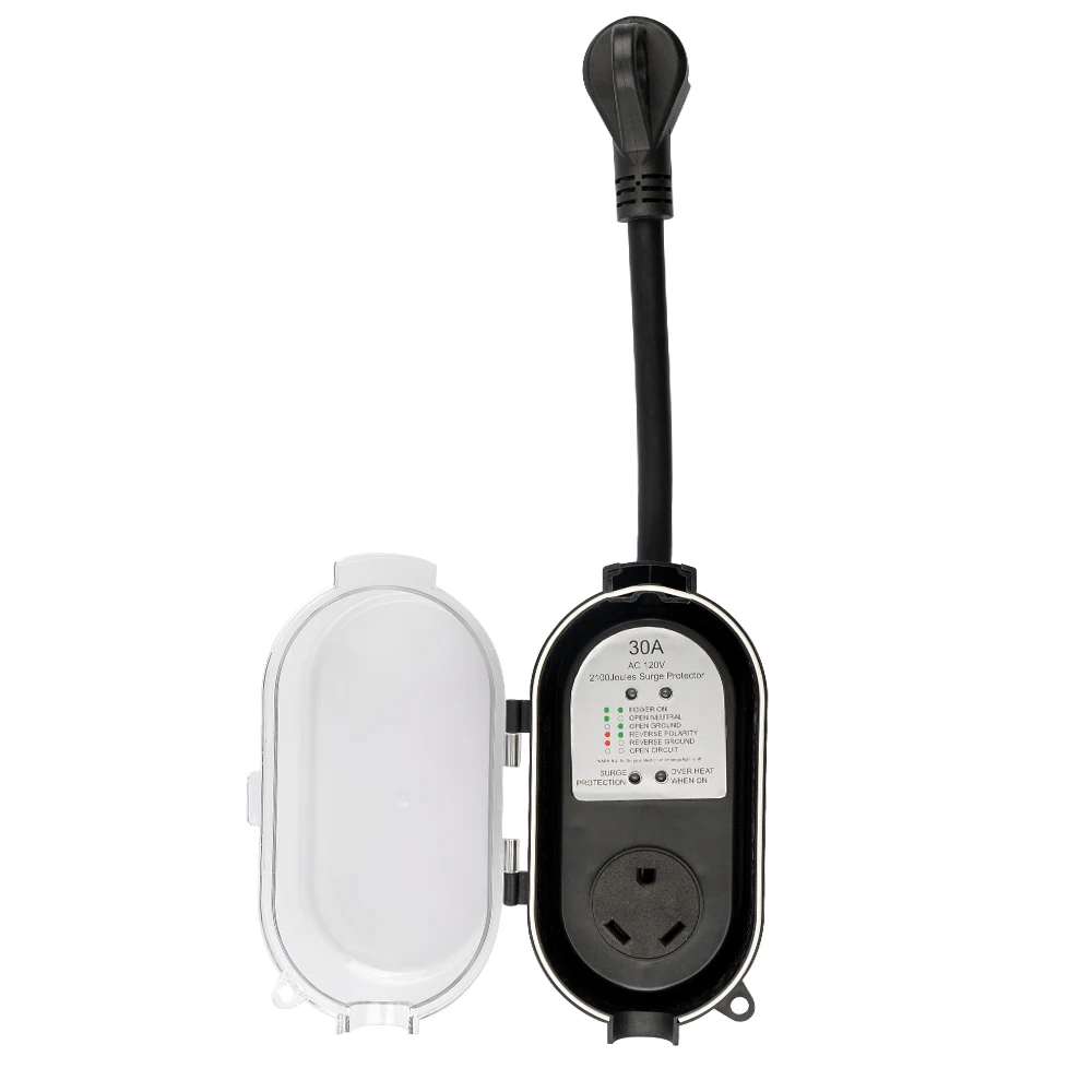 rv Surge Protector 30 amp, rv Voltage Protector/Monitor with Surge Protection(2100 Joules)