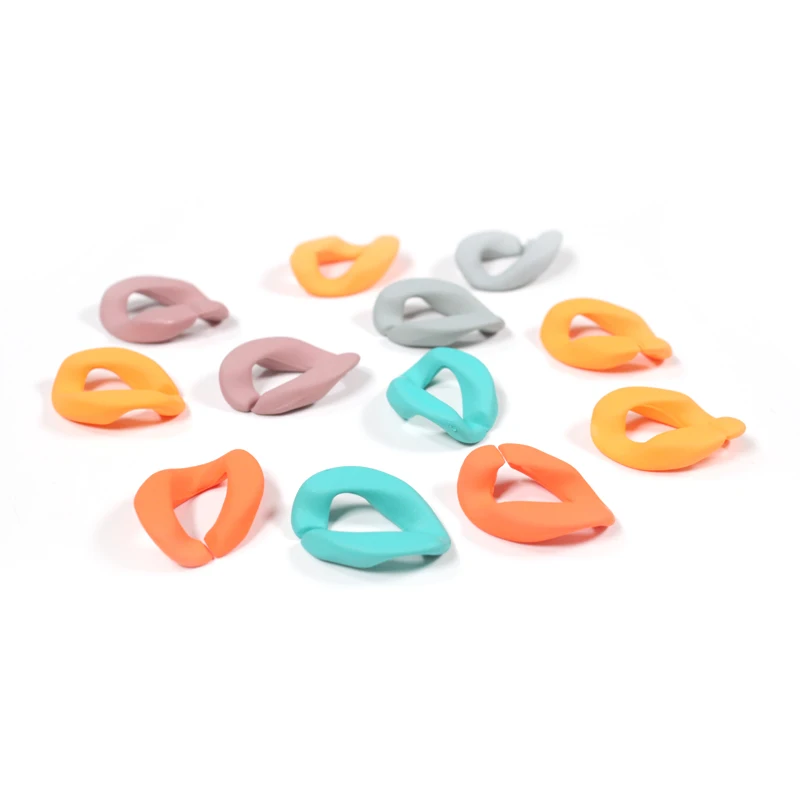 Wholesale 2.5cm width chain shoulder strap handbag ornament accessories acrylic cluth bag strap chain