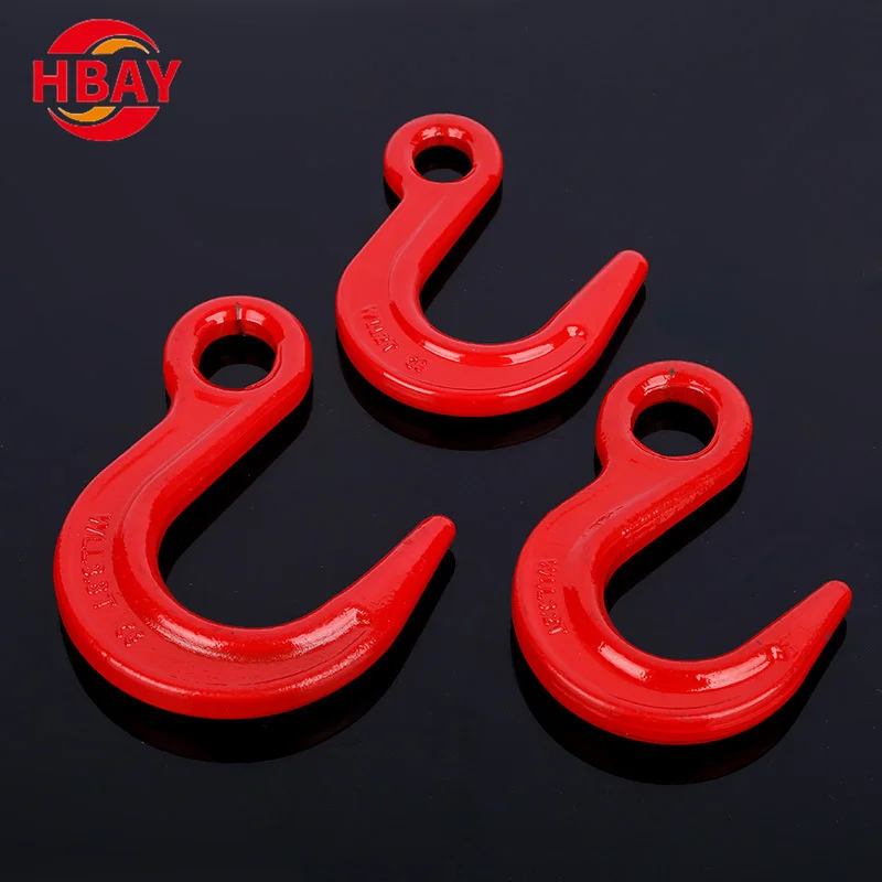Large Opening Lifting Hook Alloy Steel Round Eye Lifting Hook Sets of Lifting Slings Combined Hooks