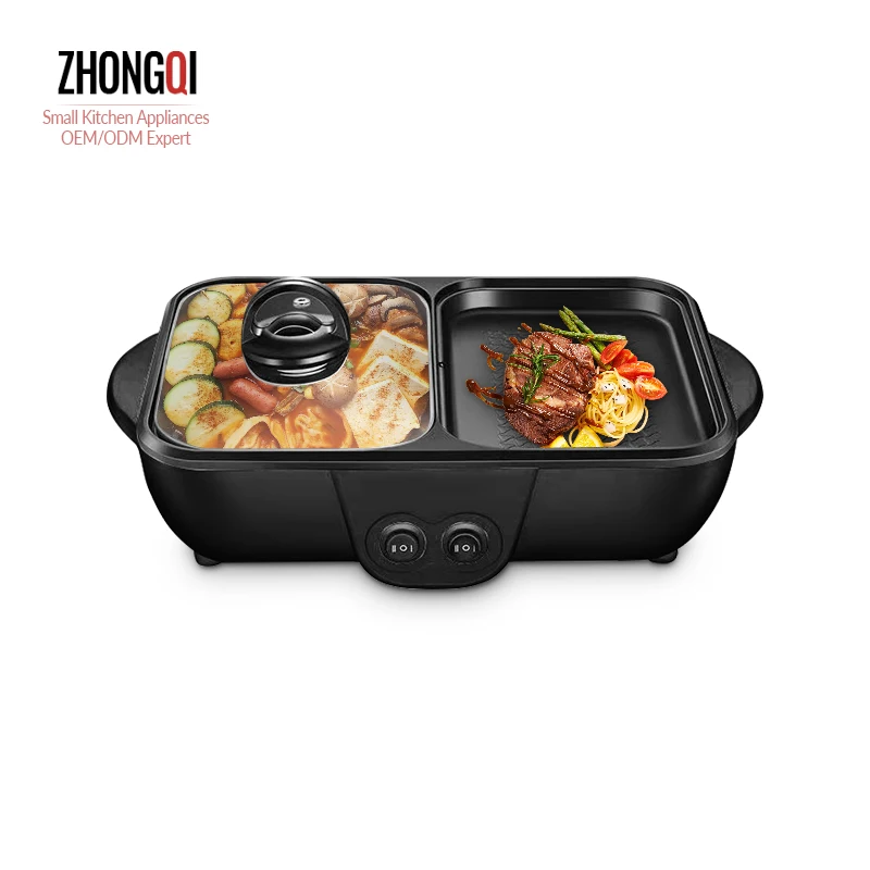 Net Celebrity Student Dormitory Electric Heating Pot / Multi-function Cooking Shabu-roasting 110v Korean Mini Pink Pot/